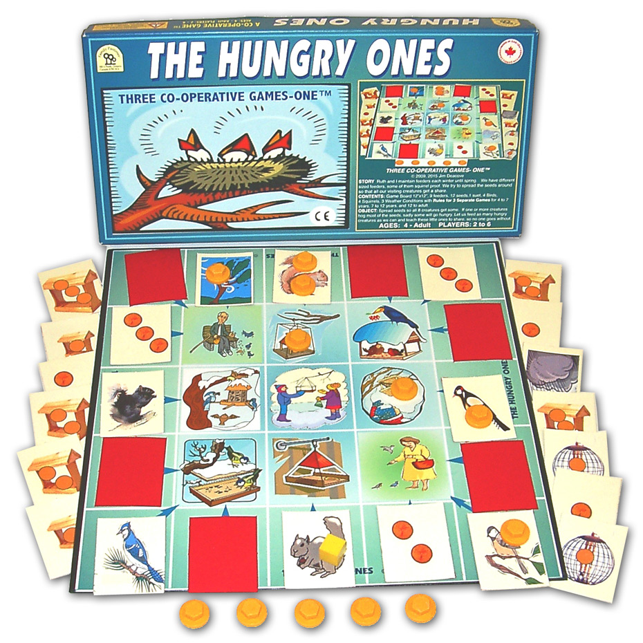 The Hungry Ones 3 in 1 Co-op Games If one or more creatures hog most of the seeds, sadly some will go hungry.